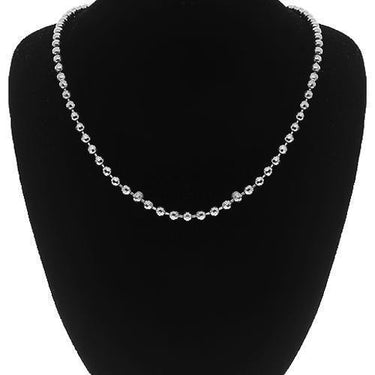 10K White Gold Ball Bead Chain 3 mm